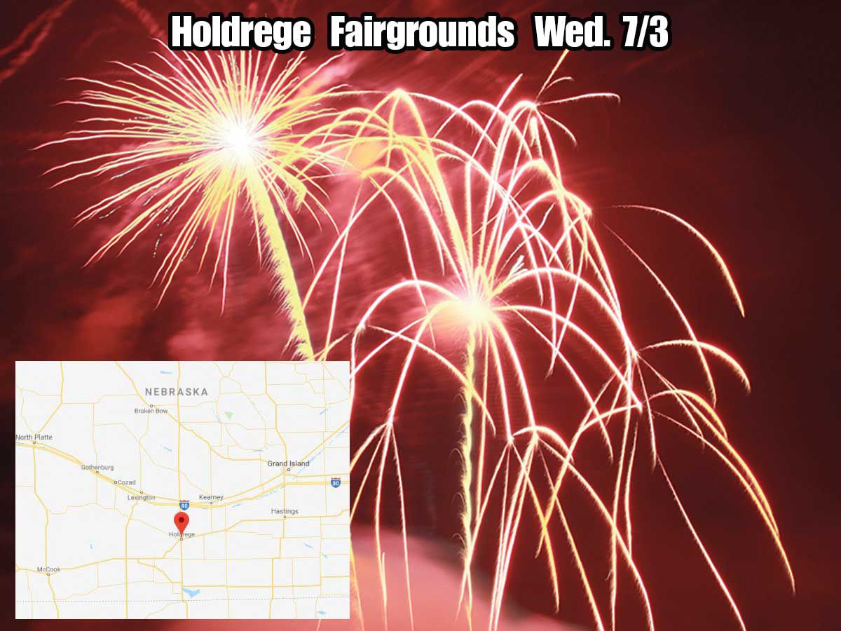 Holdrege fireworks July 3, 2019